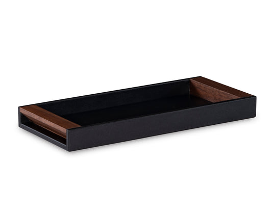 Maitland-Smith Small Ebony Tray in Brown