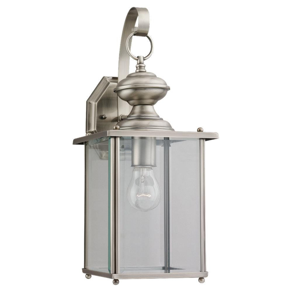 Generation Lighting Jamestowne One Light Outdoor Wall Lantern Antique Brushed Nickel
