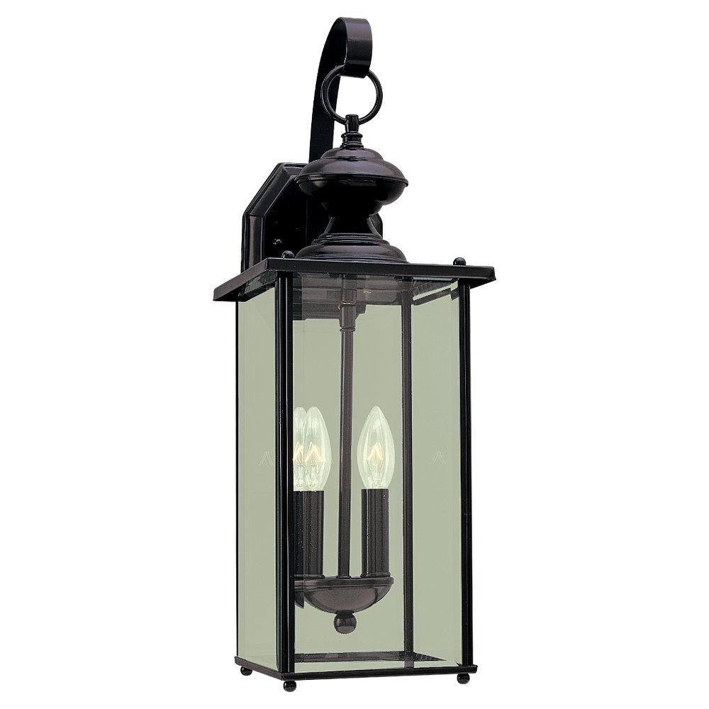 Generation Lighting Jamestowne Two Light Outdoor Wall Lantern Black