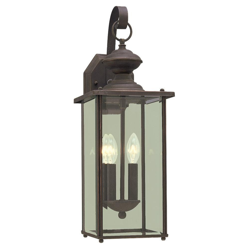 Generation Lighting Jamestowne Two Light Outdoor Wall Lantern Antique Bronze
