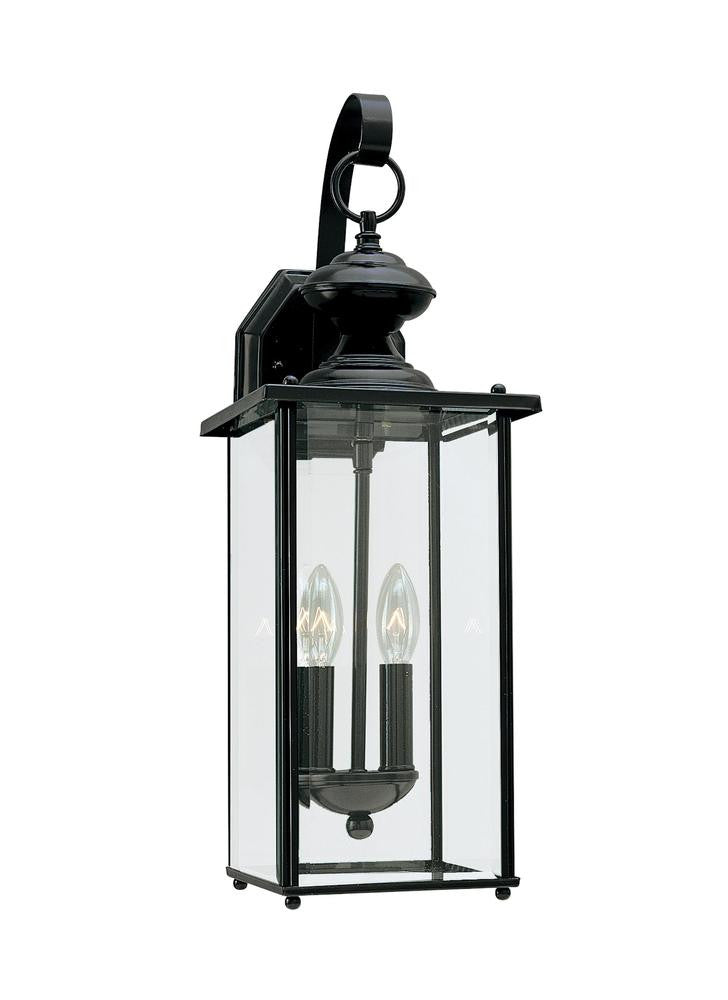 Generation Lighting Jamestowne Two Light Outdoor Wall Lantern Black