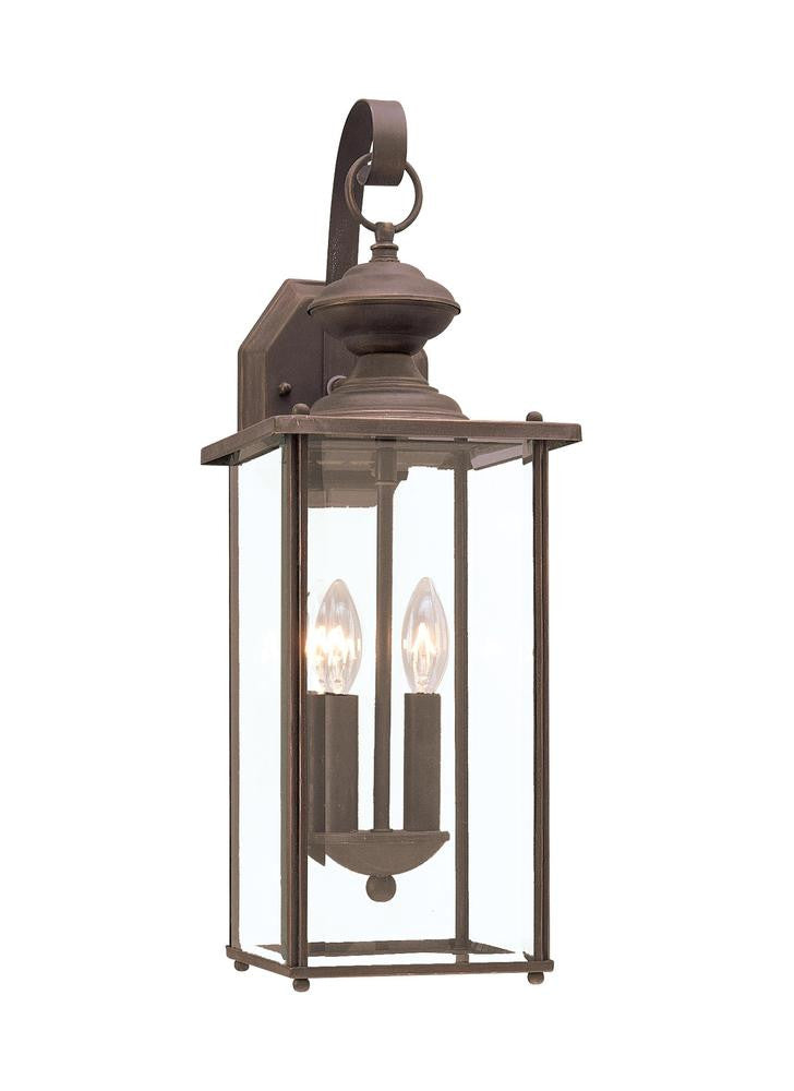 Generation Lighting Jamestowne Two Light Outdoor Wall Lantern Antique Bronze