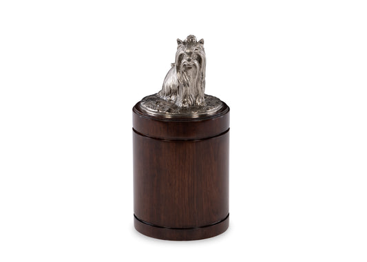 Nickel Yorkie Canister