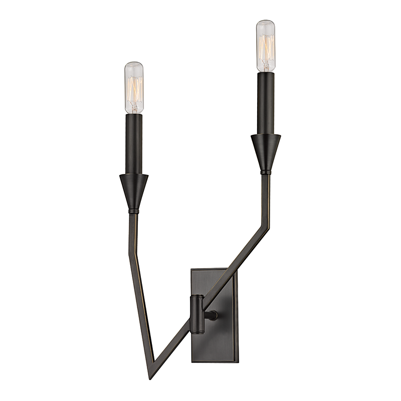 Hudson Valley Archie Wall Sconce Old Bronze