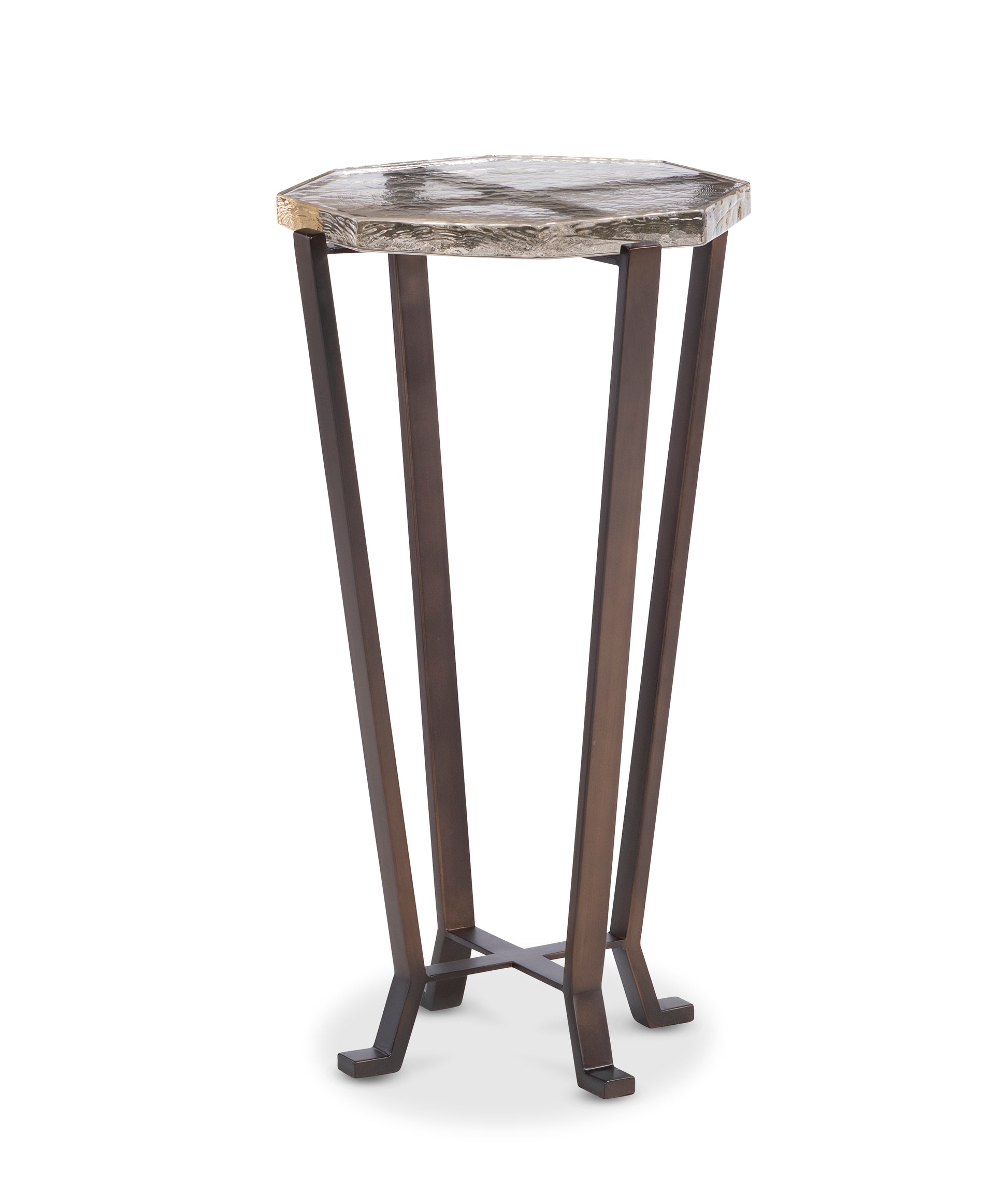 Maitland-Smith Dale Spot Table Oiled Bronze