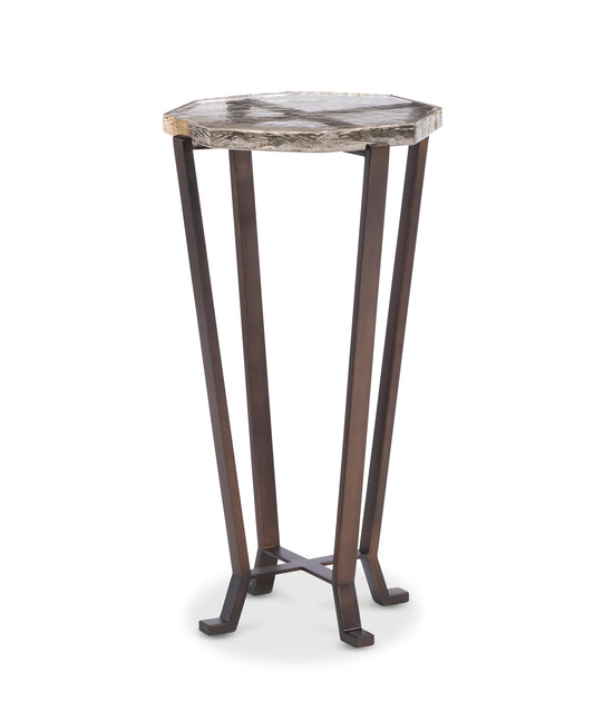 Maitland-Smith Dale Spot Table Oiled Bronze