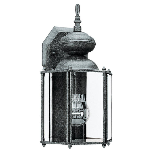 Generation Lighting Classico One Light Outdoor Wall Lantern Black