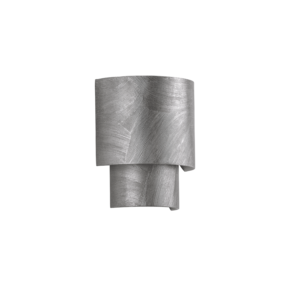 Hudson Valley Moray 2-Light Wall Sconce Black Silver Leaf