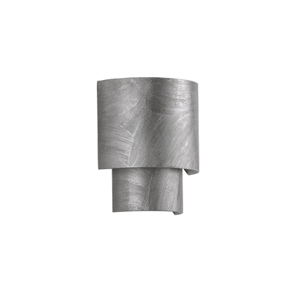 Hudson Valley Moray 2-Light Wall Sconce Black Silver Leaf