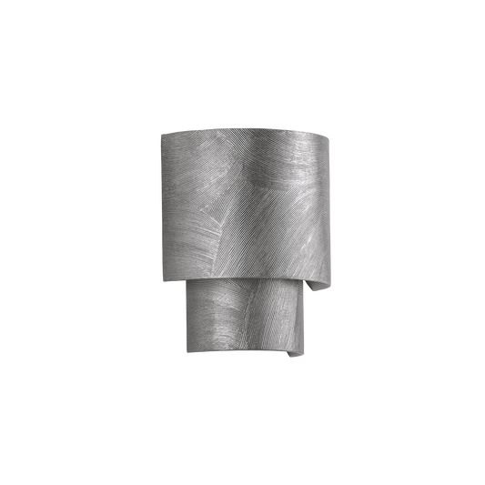 Hudson Valley Moray 2-Light Wall Sconce Black Silver Leaf