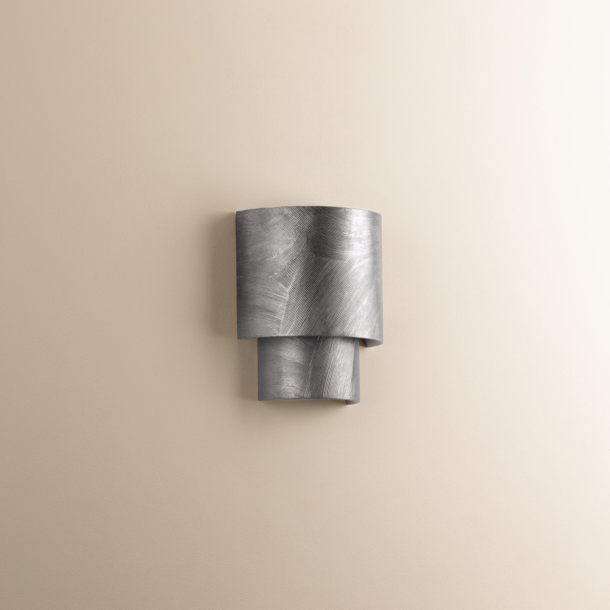 Hudson Valley Moray 2-Light Wall Sconce Black Silver Leaf detail view 1