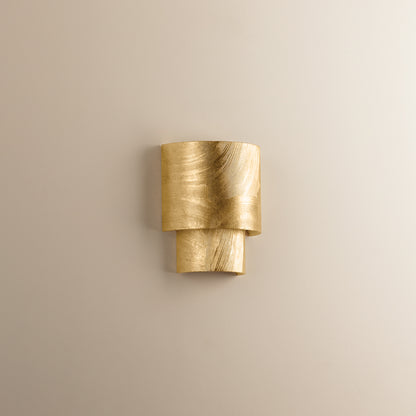 Hudson Valley Moray 2-Light Wall Sconce Vintage Gold Leaf detail view 1