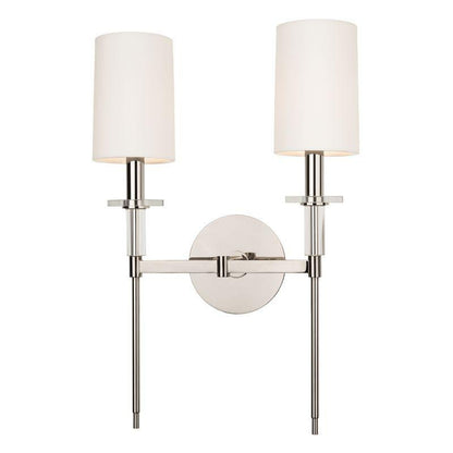 Hudson Valley Amherst Wall Sconce Polished Nickel