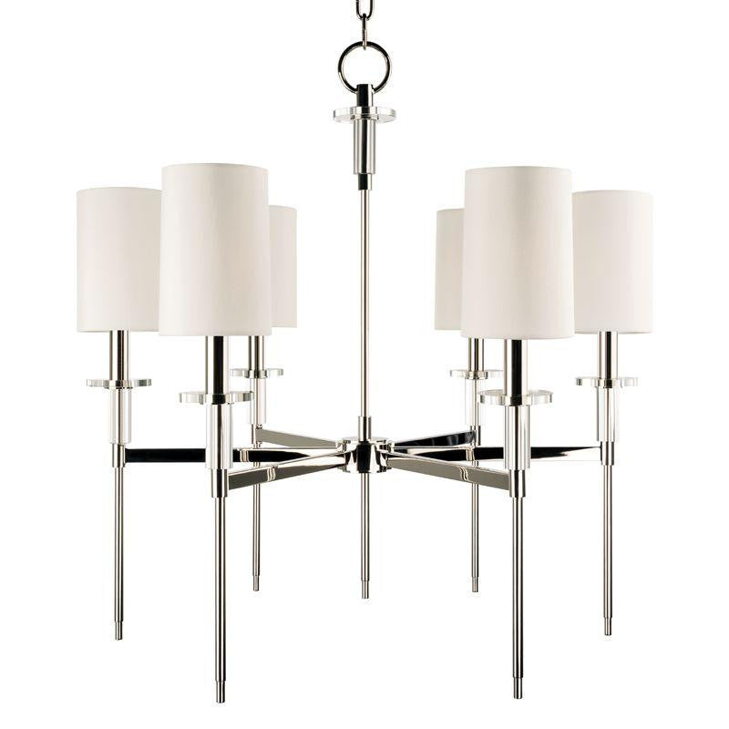 Hudson Valley Amherst Chandelier Polished Nickel