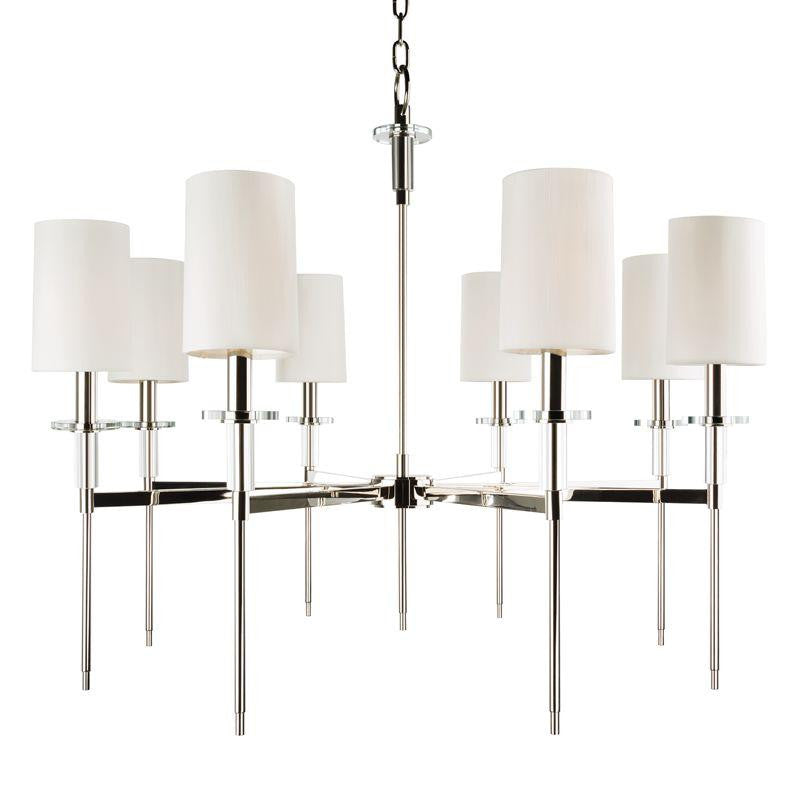 Hudson Valley Amherst Chandelier Polished Nickel