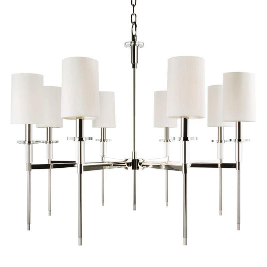 Hudson Valley Amherst Chandelier Polished Nickel
