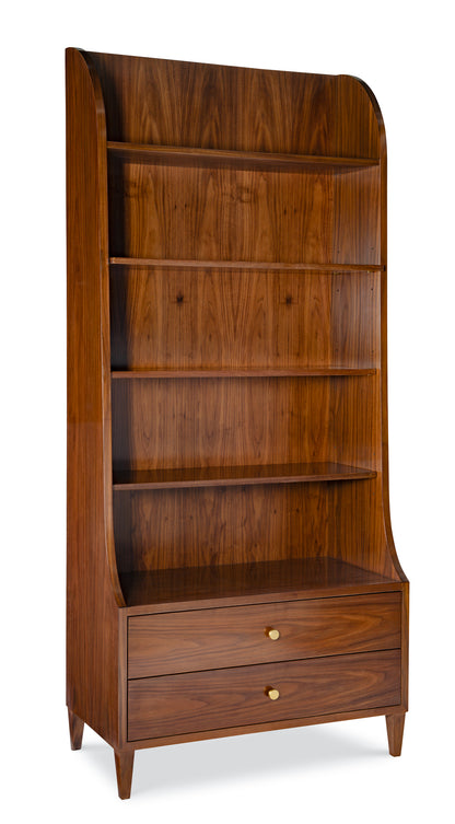 Maitland-Smith Bennet Book Shelf in Brass