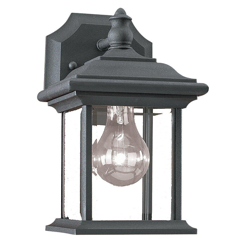 Generation Lighting Wynfield One Light Outdoor Wall Lantern Black