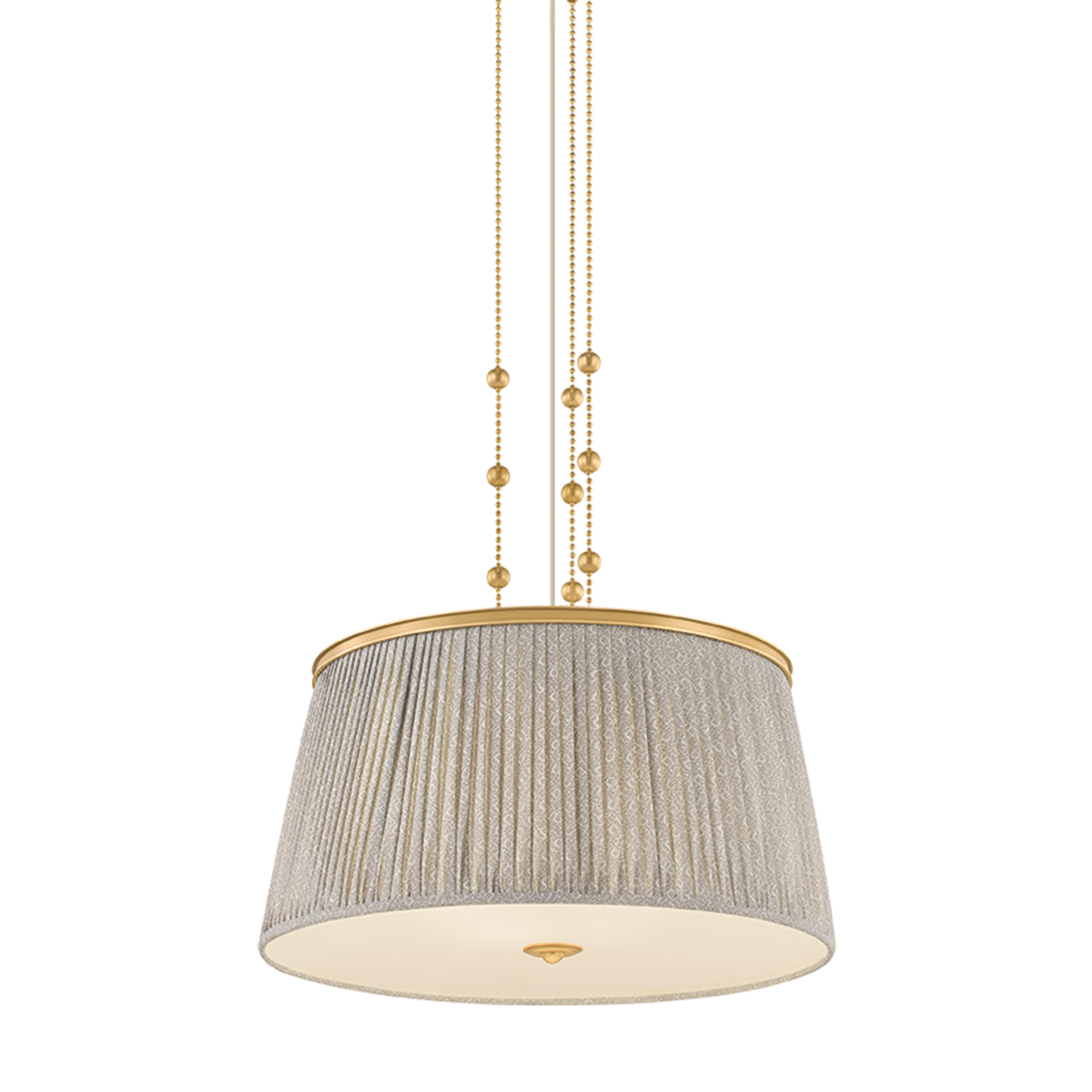 Hudson Valley Valeria 3-Light Pendant Aged Brass