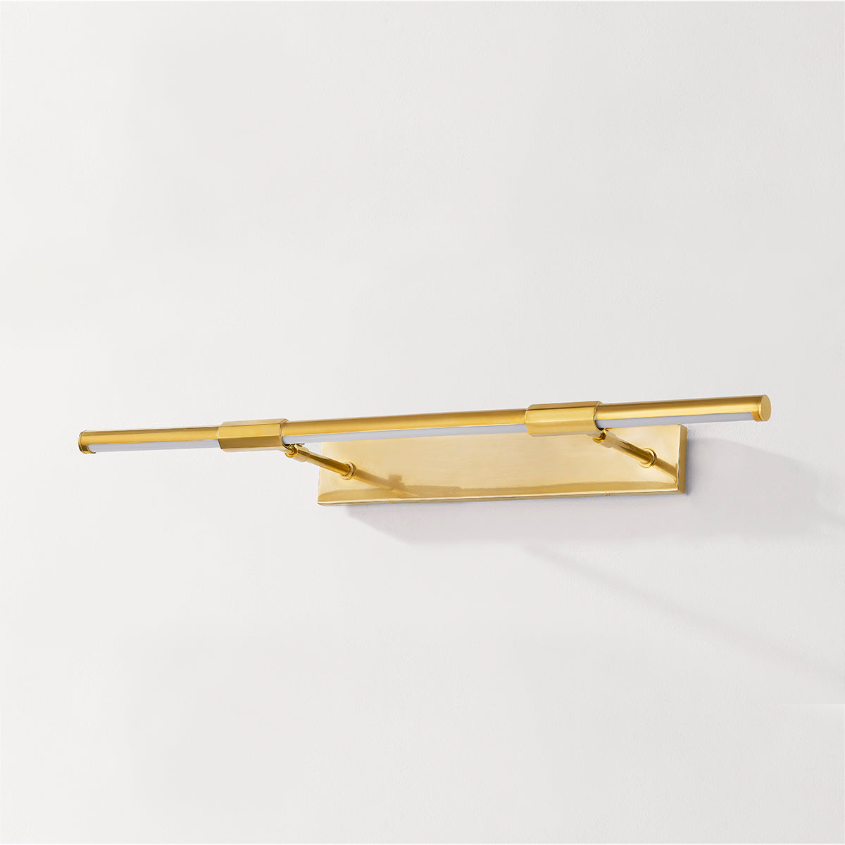 Hudson Valley Melbourne 30" Picture Light Aged Brass detail view 1