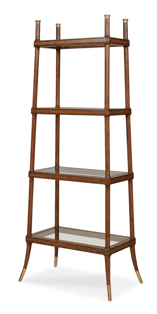 Maitland-Smith Luna Etagere in Wood