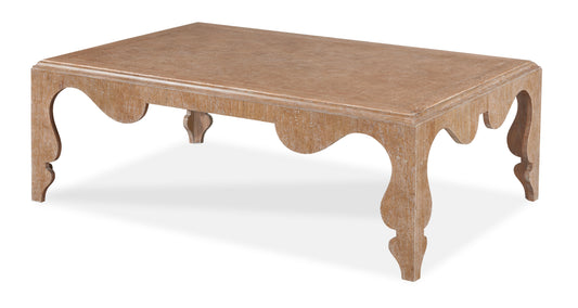 Maitland-Smith Sophia Cocktail Table in Wood