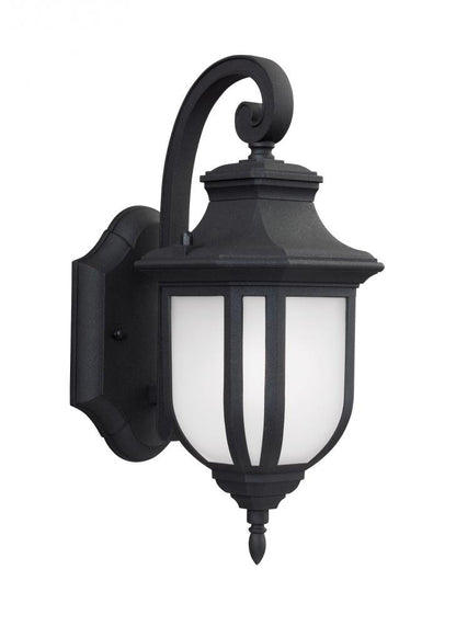 Generation Lighting Childress Small One Light Outdoor Wall Lantern Black