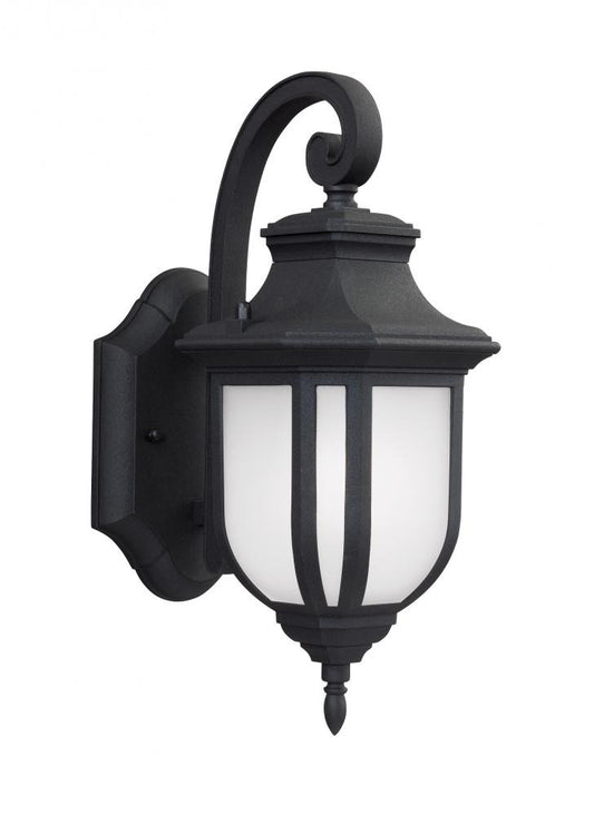 Generation Lighting Childress Small One Light Outdoor Wall Lantern Black