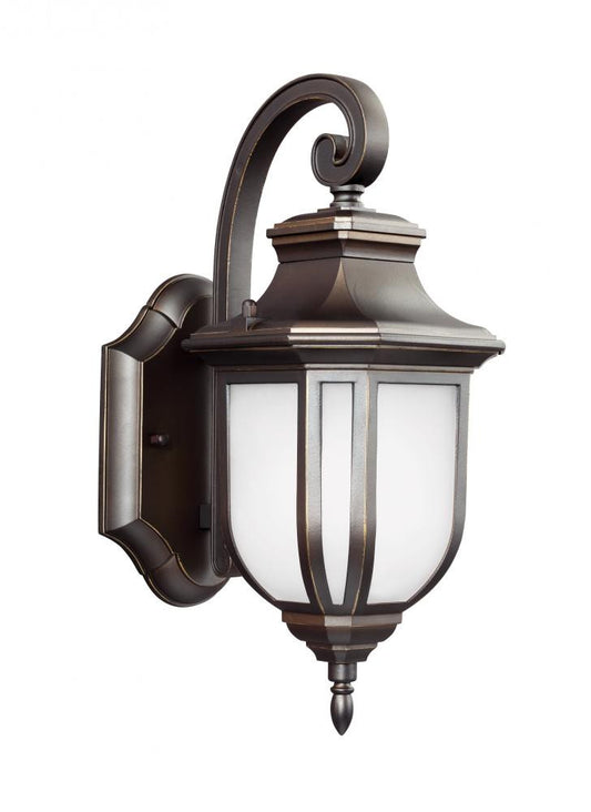 Generation Lighting Childress Small One Light Outdoor Wall Lantern Antique Bronze