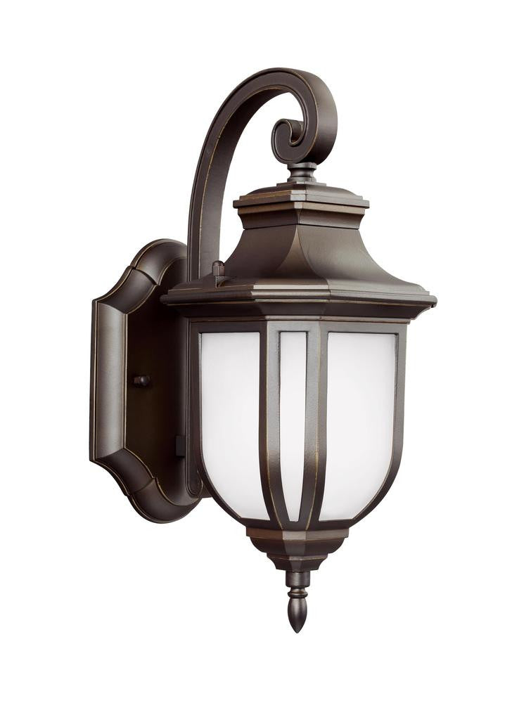Generation Lighting Childress Small One Light Outdoor Wall Lantern Antique Bronze