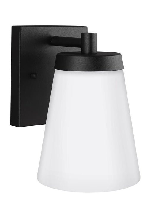 Generation Lighting Renville Small One Light Outdoor Wall Lantern Black