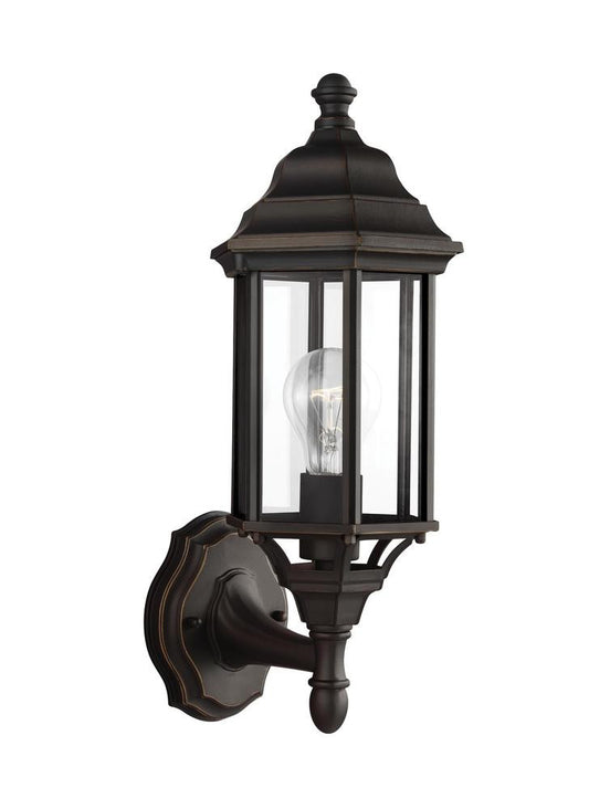 Generation Lighting Sevier Small One Light Uplight Outdoor Wall Lant Antique Bronze