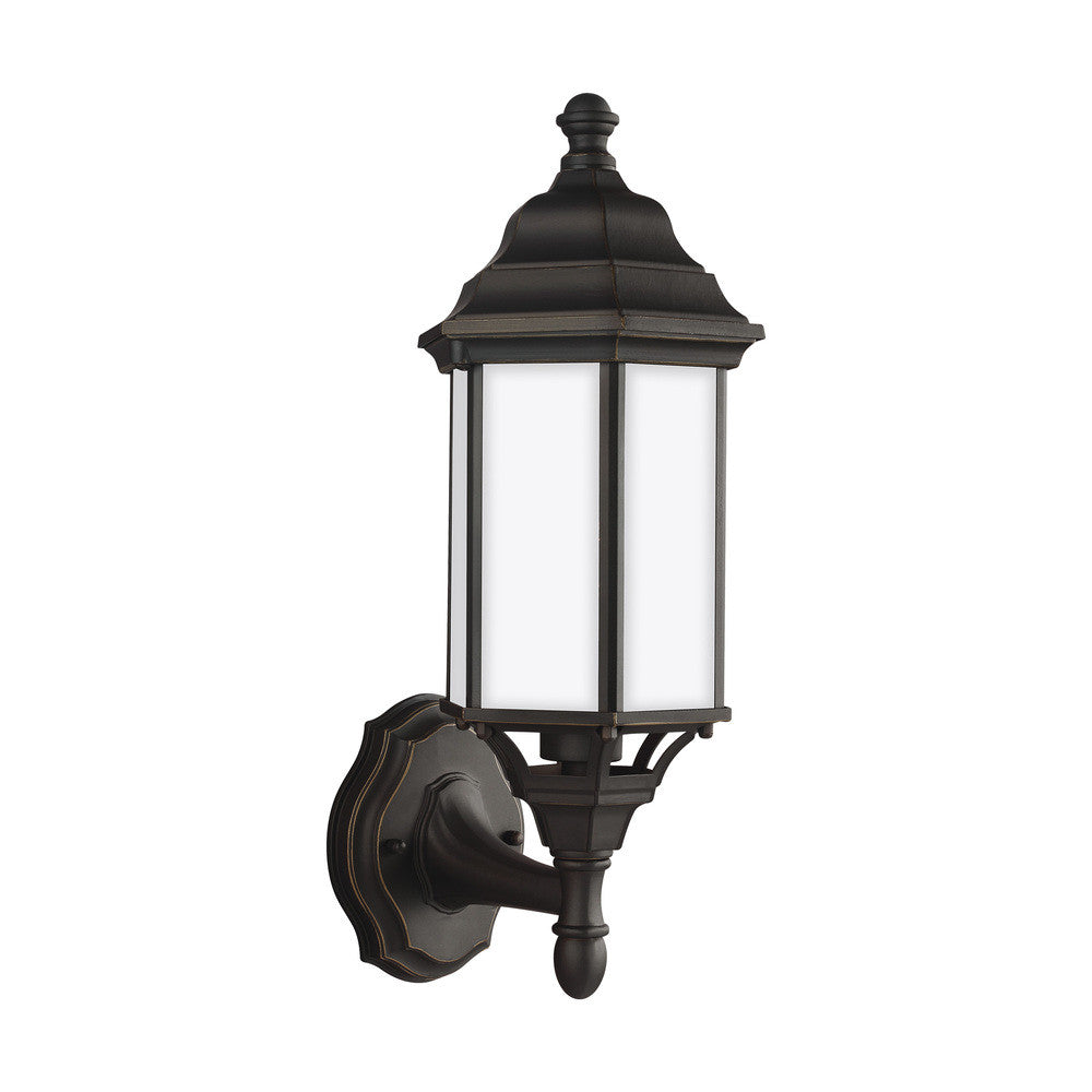 Generation Lighting Sevier Small One Light Uplight Outdoor Wall Lant Antique Bronze