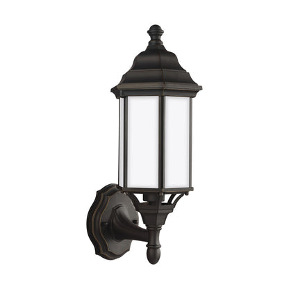 Generation Lighting Sevier Small One Light Uplight Outdoor Wall Lant Antique Bronze