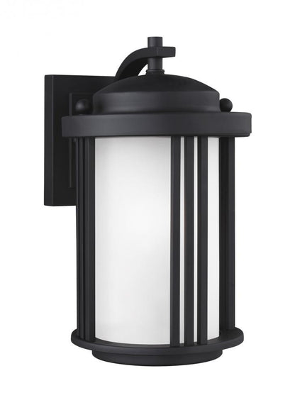 Generation Lighting Crowell Small One Light Outdoor Wall Lantern Black