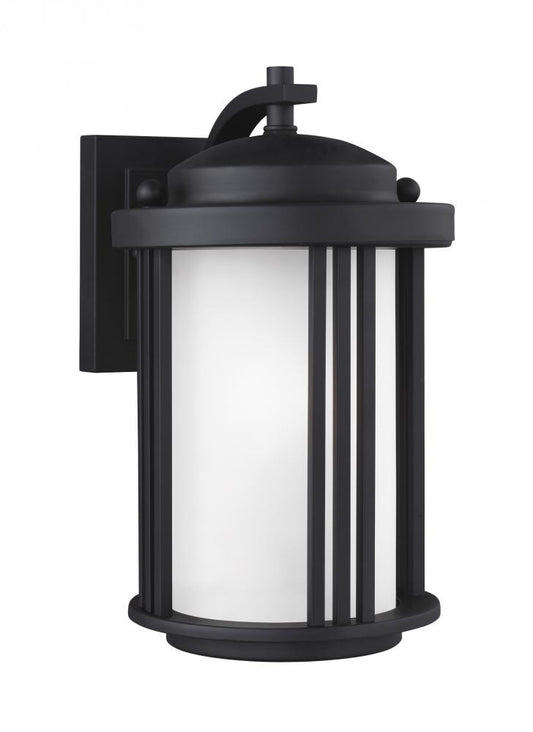 Generation Lighting Crowell Small One Light Outdoor Wall Lantern Black