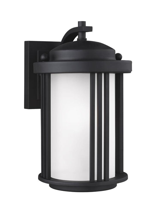 Generation Lighting Crowell Small One Light Outdoor Wall Lantern Black