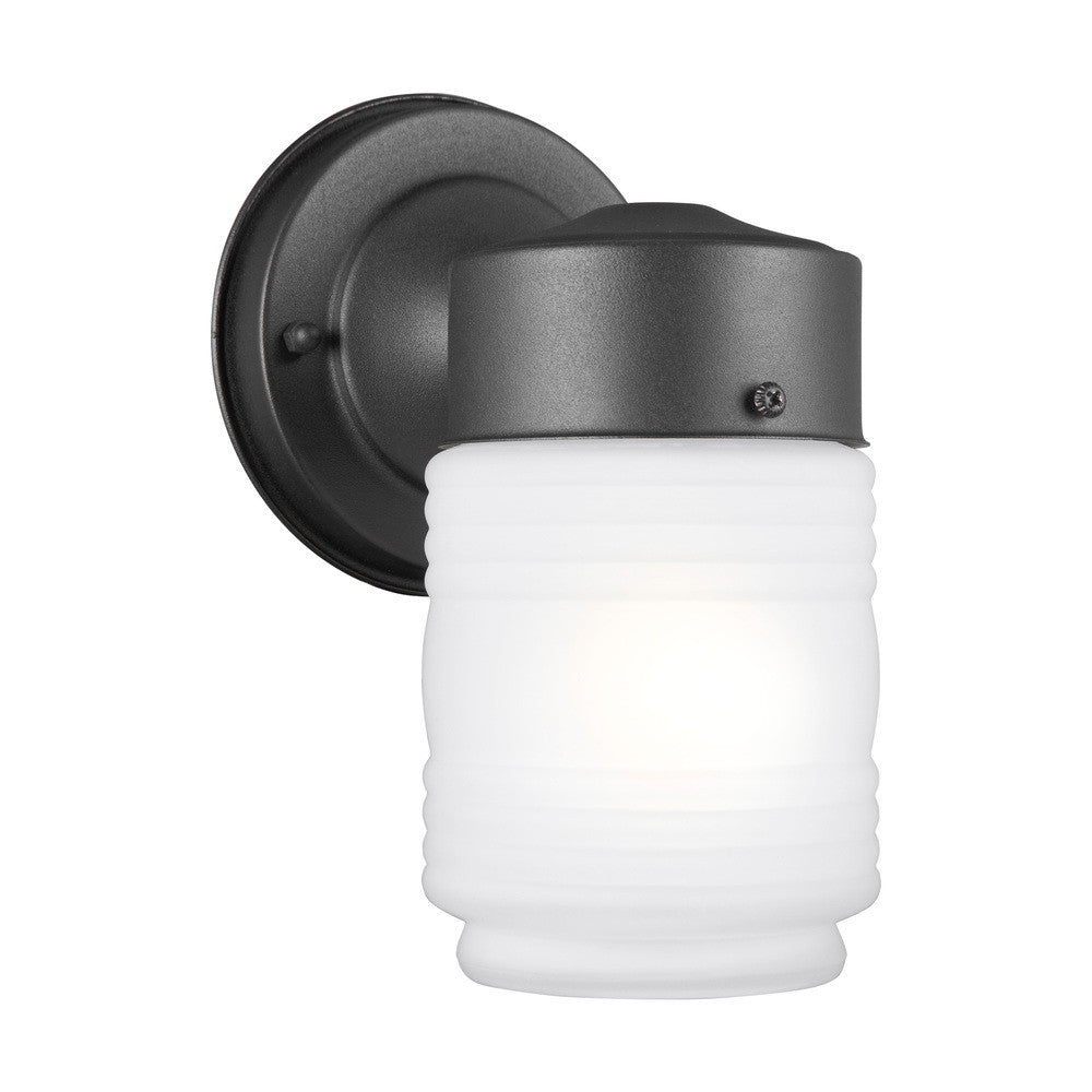 Generation Lighting One Light Outdoor Wall Lantern Black