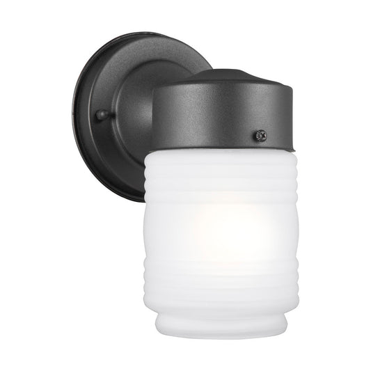 Generation Lighting One Light Outdoor Wall Lantern Black