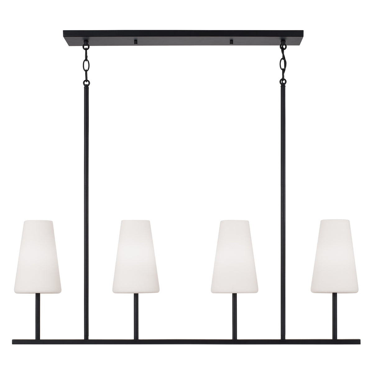 Capital Averitt Linear Chandelier - Matte Black