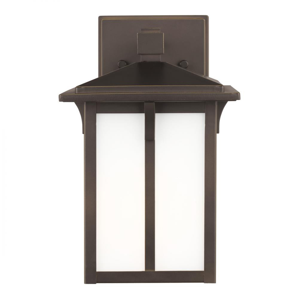 Generation Lighting Tomek Small One Light Outdoor Wall Lantern Antique Bronze