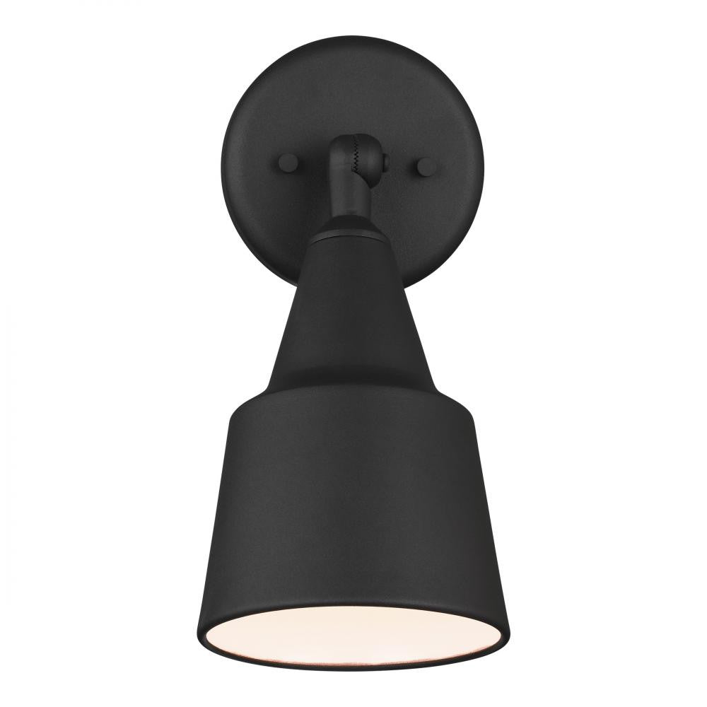 Generation Lighting One Light Adjustable Swivel Flood Light Black