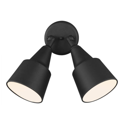 Generation Lighting Two Light Adjustable Swivel Flood Light Black