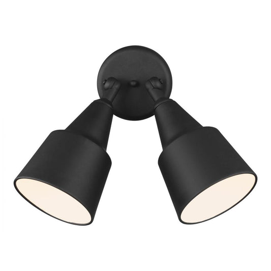 Generation Lighting Two Light Adjustable Swivel Flood Light Black