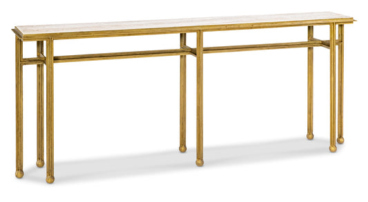 Maitland-Smith Axel Console in Brass