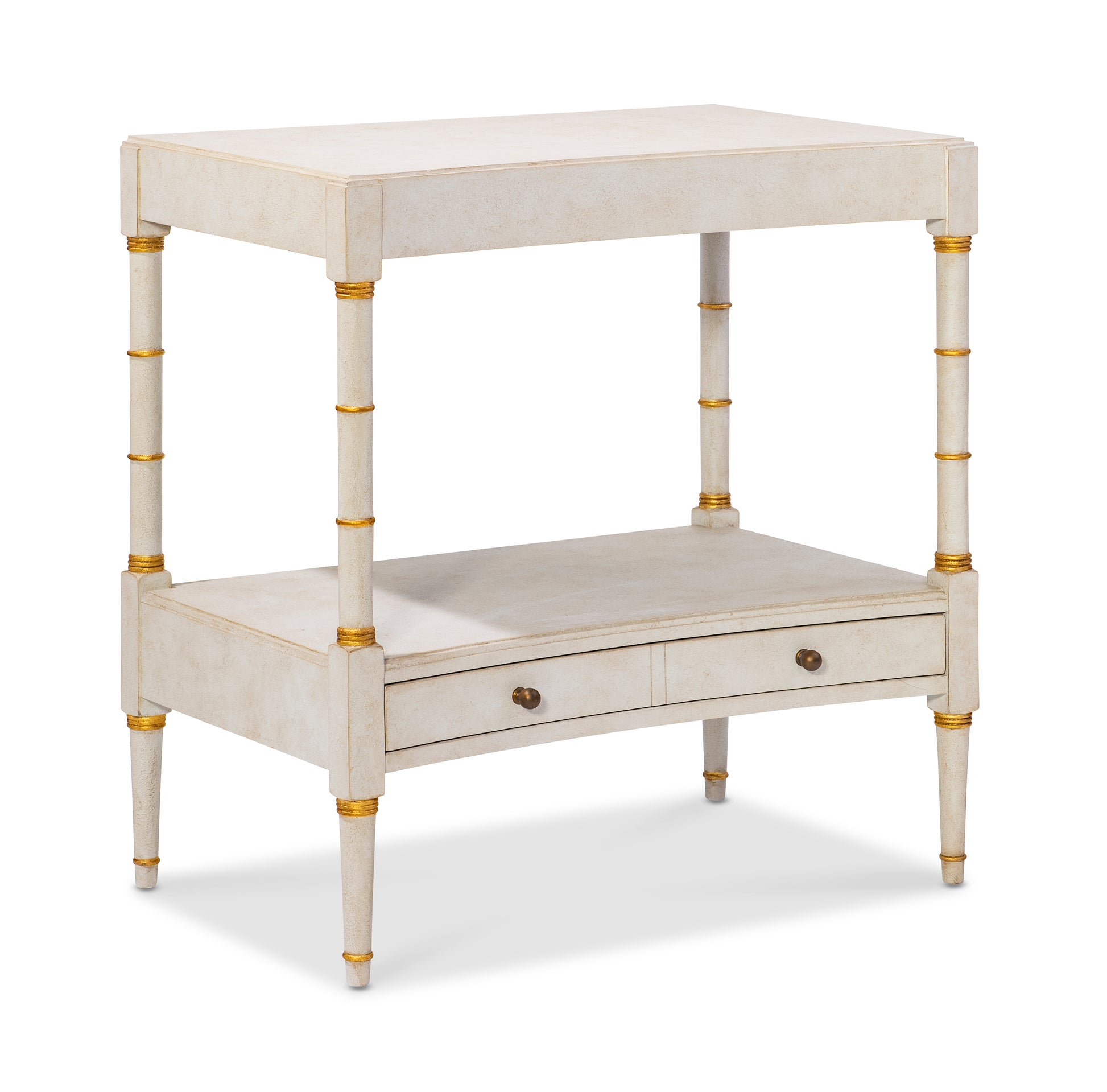 Maitland-Smith Isabella Nightstand in Gold