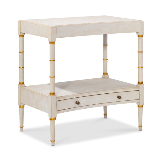 Maitland-Smith Isabella Nightstand in Gold