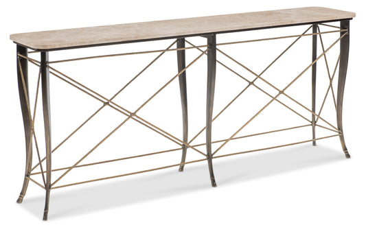 Maitland-Smith Belvedere Console Table in Bronze
