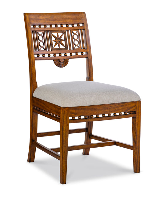 Maitland-Smith Dahlia Side Chair in Wood