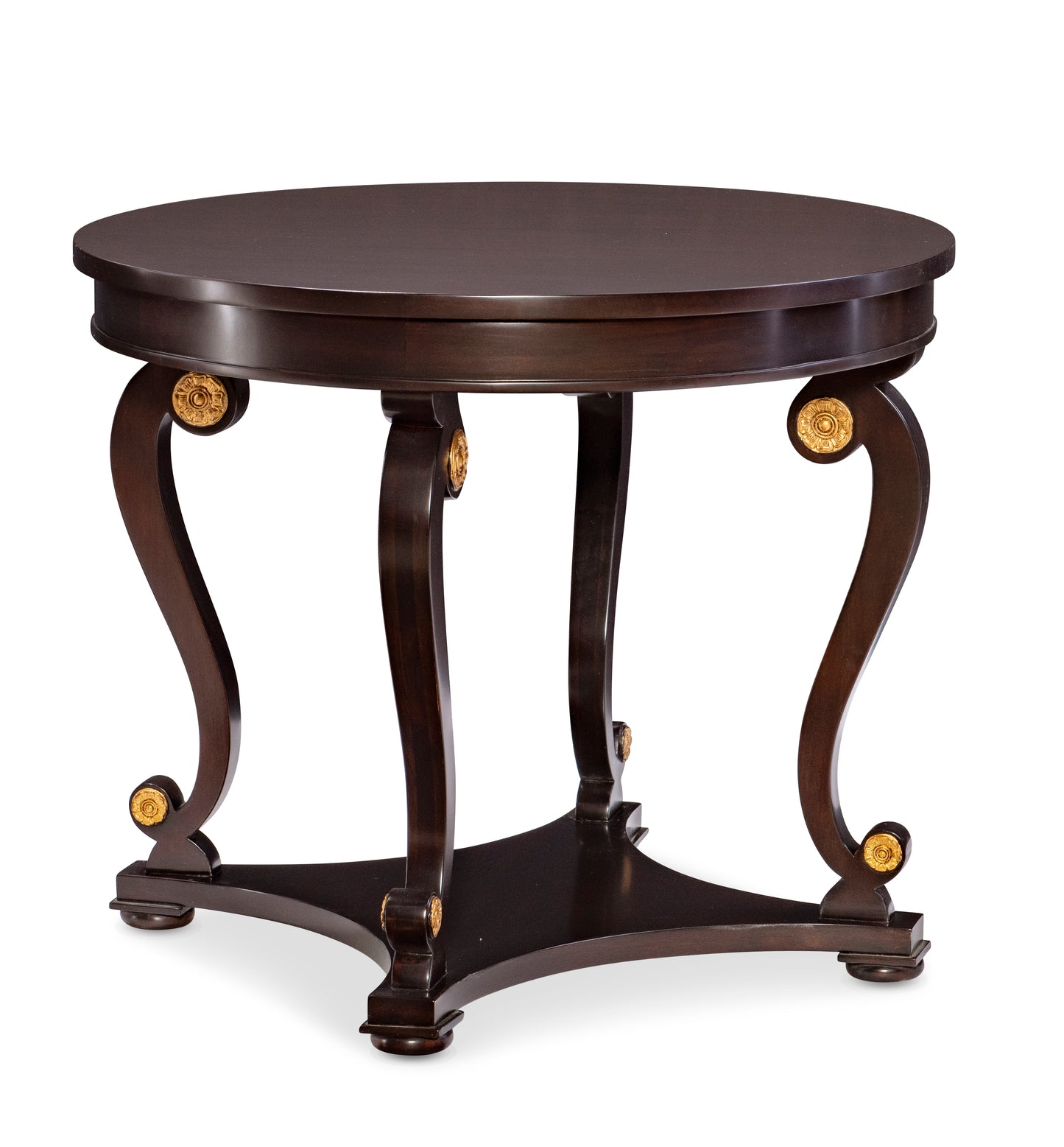 Maitland-Smith Nicola Side Table in Gold
